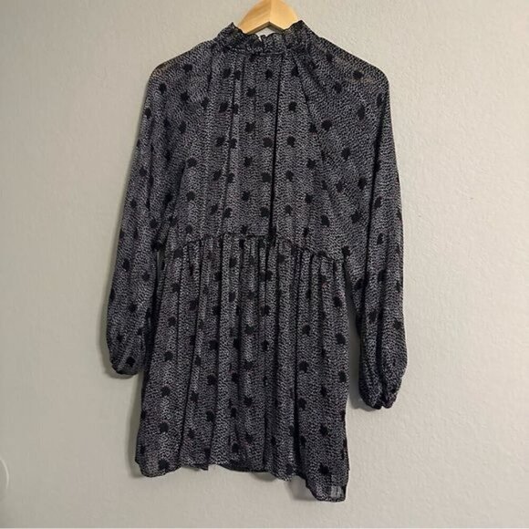 Melloday Women’s Dress Long Sleev V Neck Size Medium - Picture 3 of 10